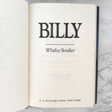 Billy by Whitley Strieber [1990 HARDCOVER] • G.P. Putnam's Sons