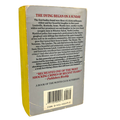 Bitter Blood: A True Story of Southern Family Pride, Madness and Multiple Murder by Jerry Bledsoe [1989 PAPERBACK]