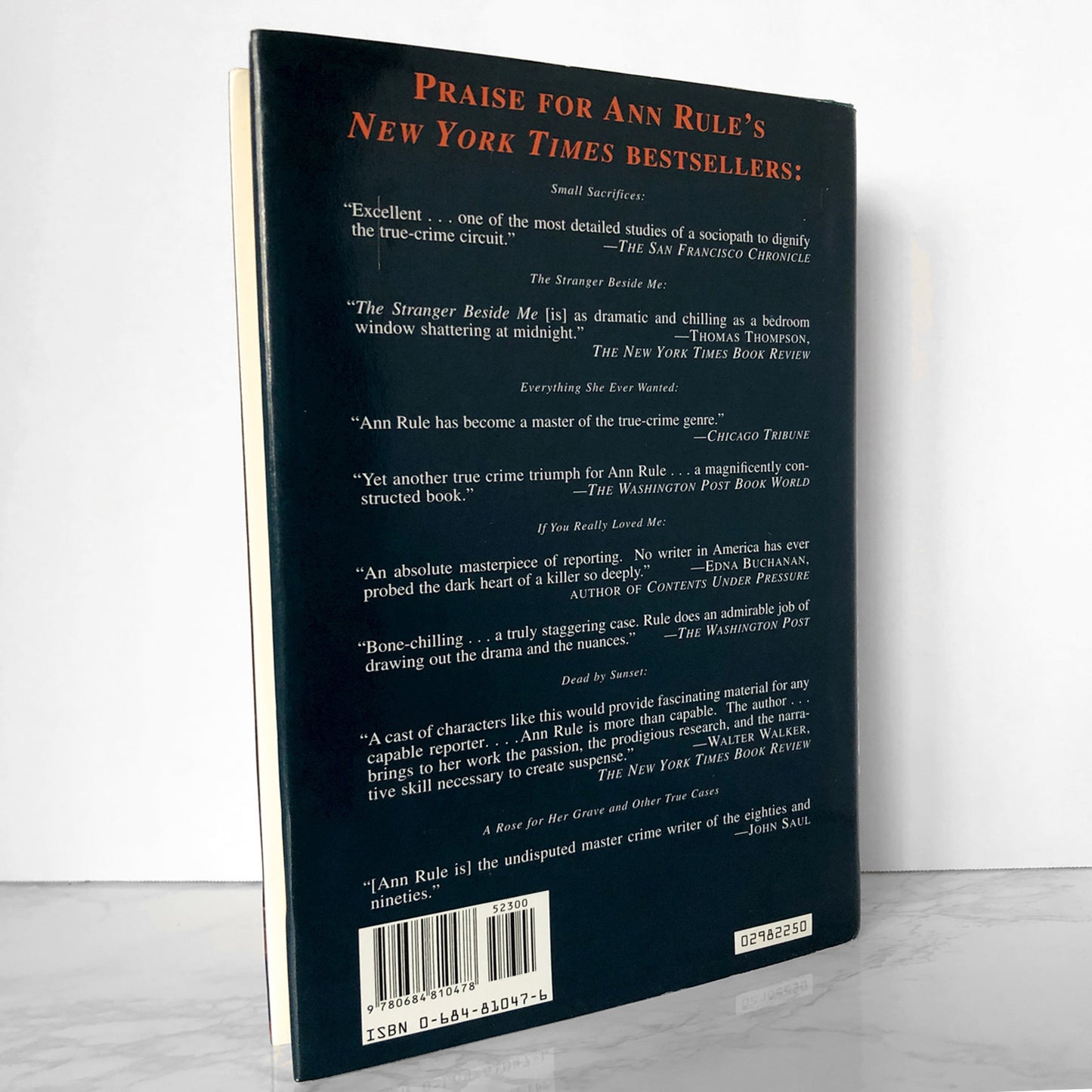 Bitter Harvest by Ann Rule [FIRST EDITION / FIRST PRINTING]