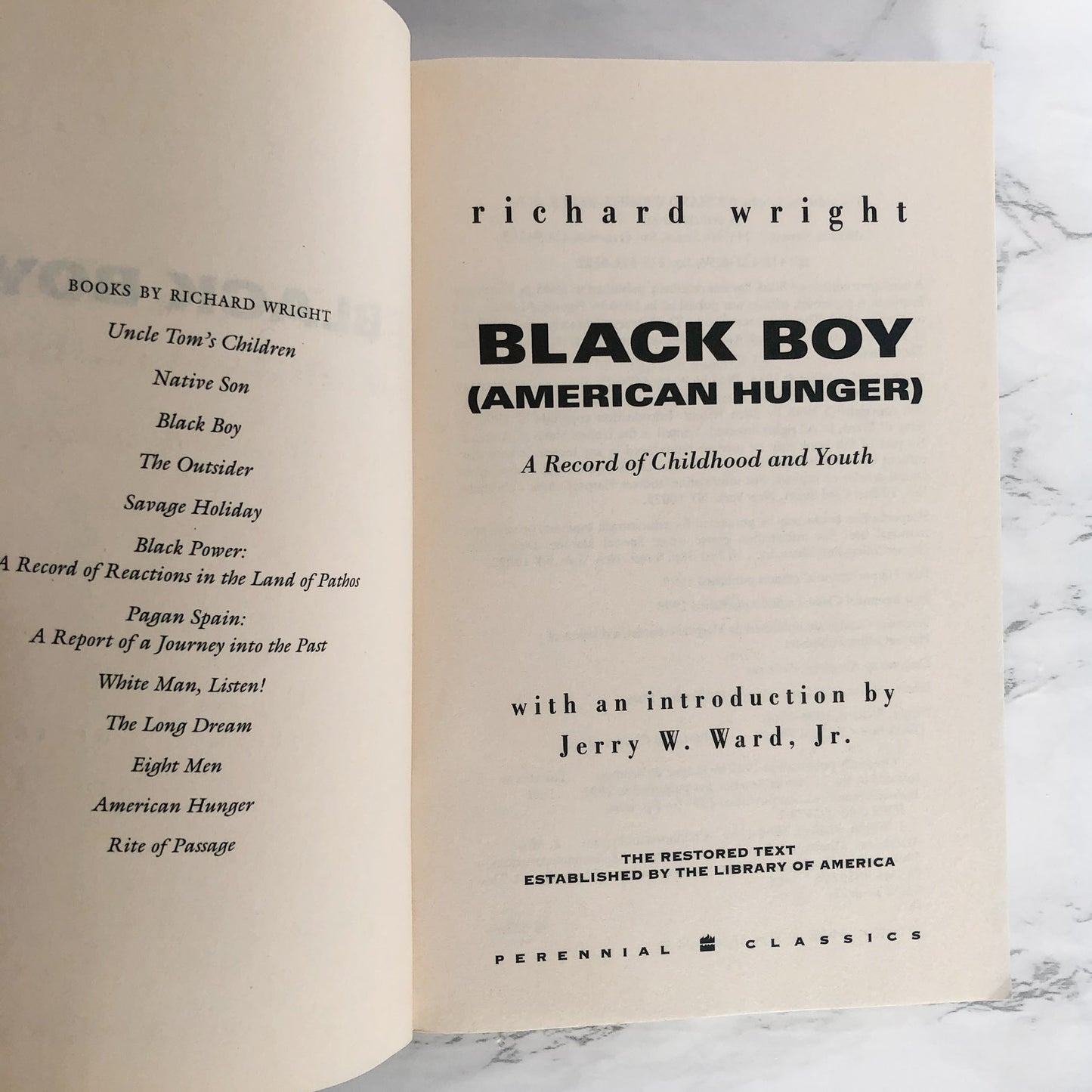 Black Boy by Richard Wright [TRADE PAPERBACK] 1998