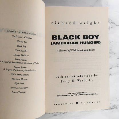 Black Boy by Richard Wright [TRADE PAPERBACK] 1998