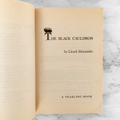 The Black Cauldron by Lloyd Alexander [TRADE PAPERBACK] 1990 • Dell-Yearling