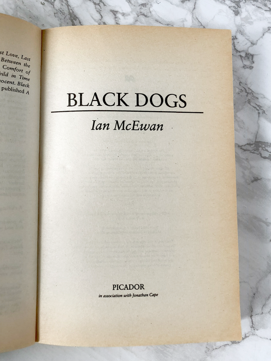 Black Dogs by Ian McEwan [1993 UK PAPERBACK] - Bookshop Apocalypse