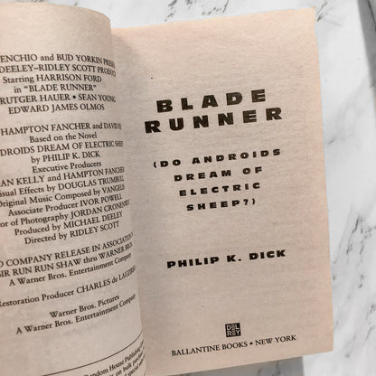 Blade Runner by Philip K. Dick [25th ANNIVERSARY PAPERBACK] - Bookshop Apocalypse