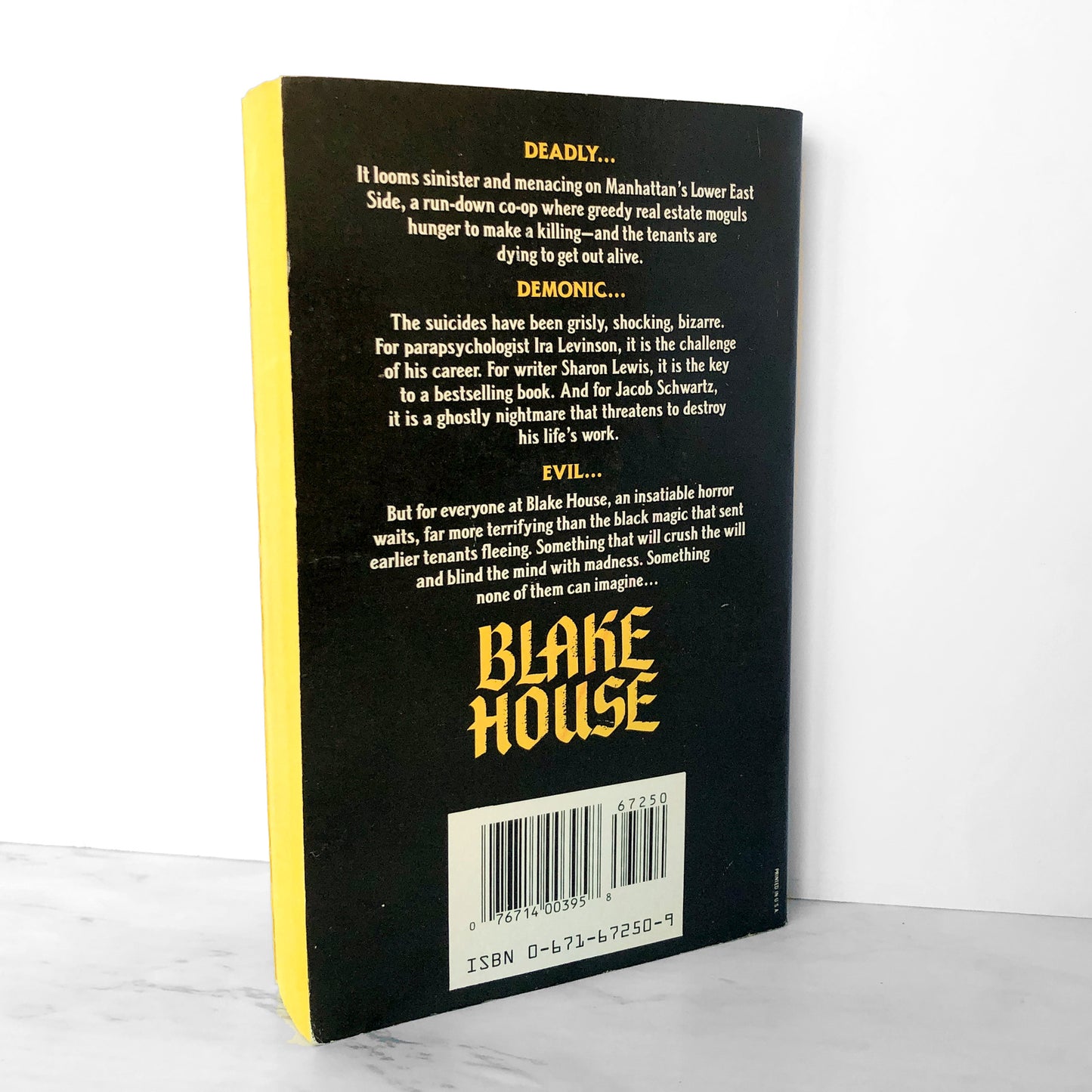 Blake House by Adrian Savage [FIRST EDITION] 1990