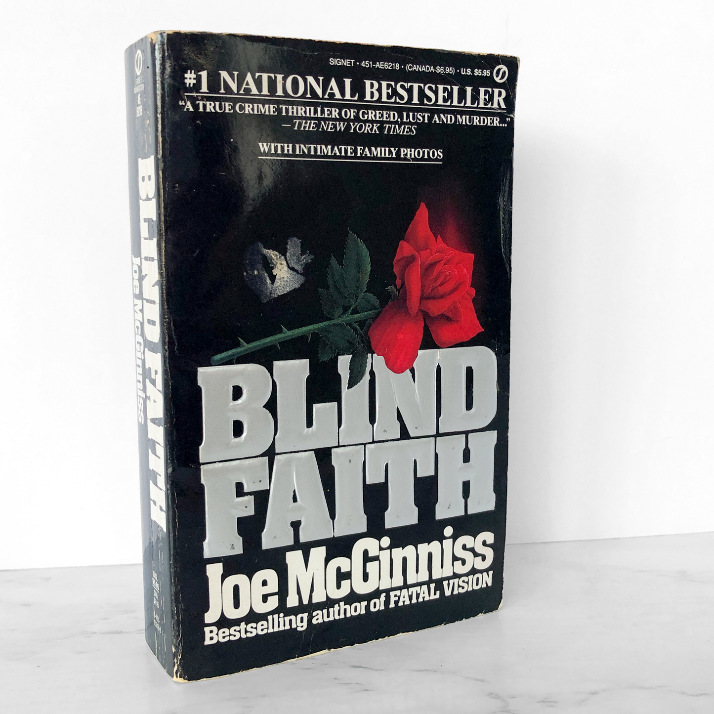 Blind Faith by Joe McGinniss [1989 PAPERBACK]