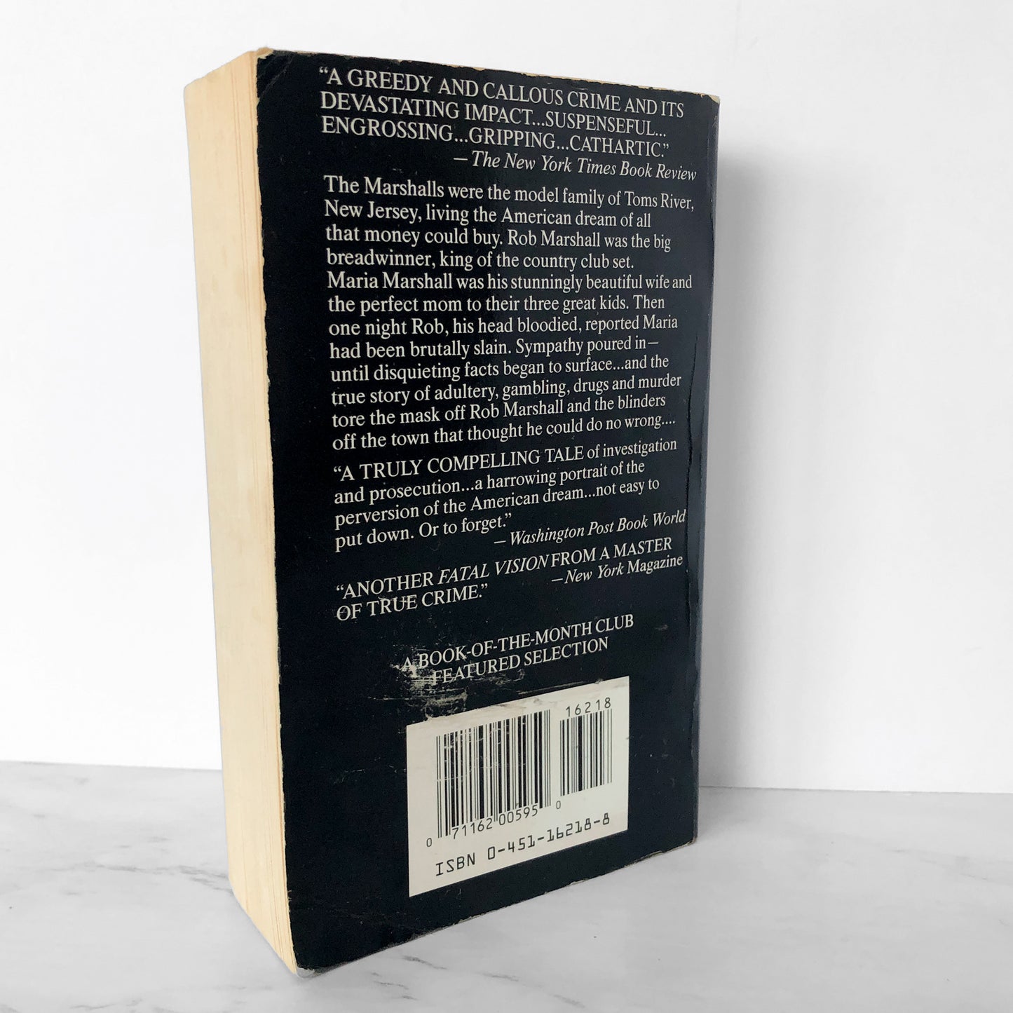 Blind Faith by Joe McGinniss [1989 PAPERBACK]