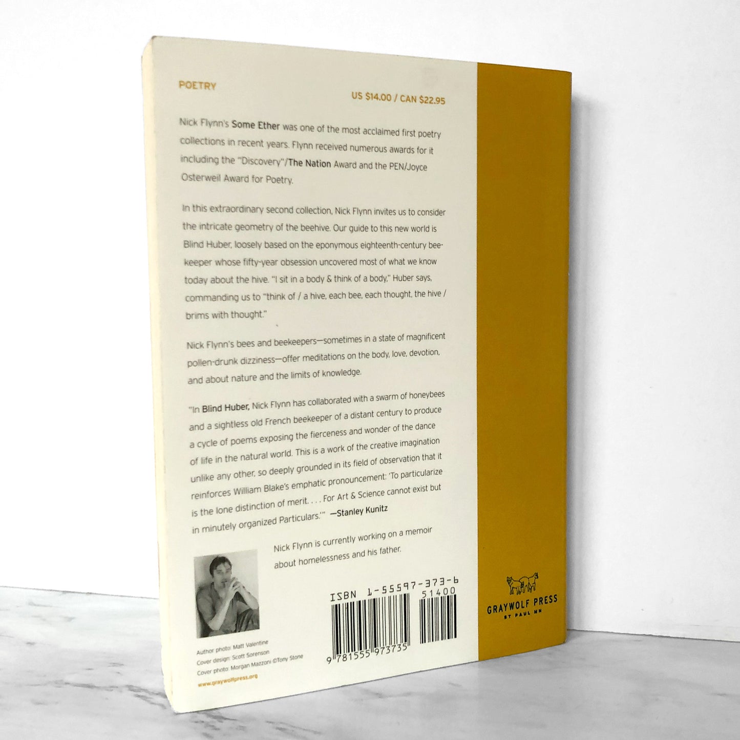 Blind Huber: Poems by Nick Flynn [FIRST EDITION] 2002