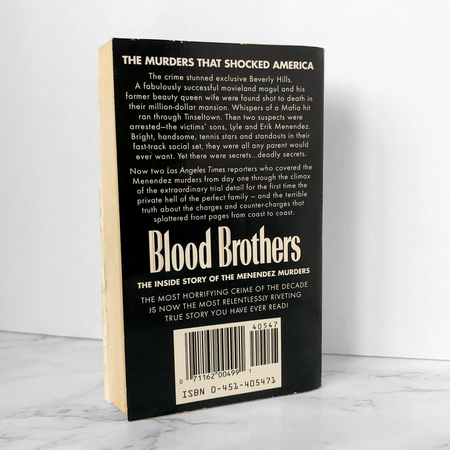Blood Brothers: The Story of the Menendez Murders by Ron Soble & John Johnson [FIRST EDITION PAPERBACK / 1994] - Bookshop Apocalypse