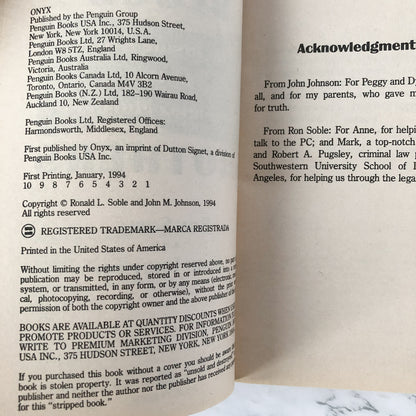 Blood Brothers: The Story of the Menendez Murders by Ron Soble & John Johnson [FIRST EDITION PAPERBACK / 1994] - Bookshop Apocalypse