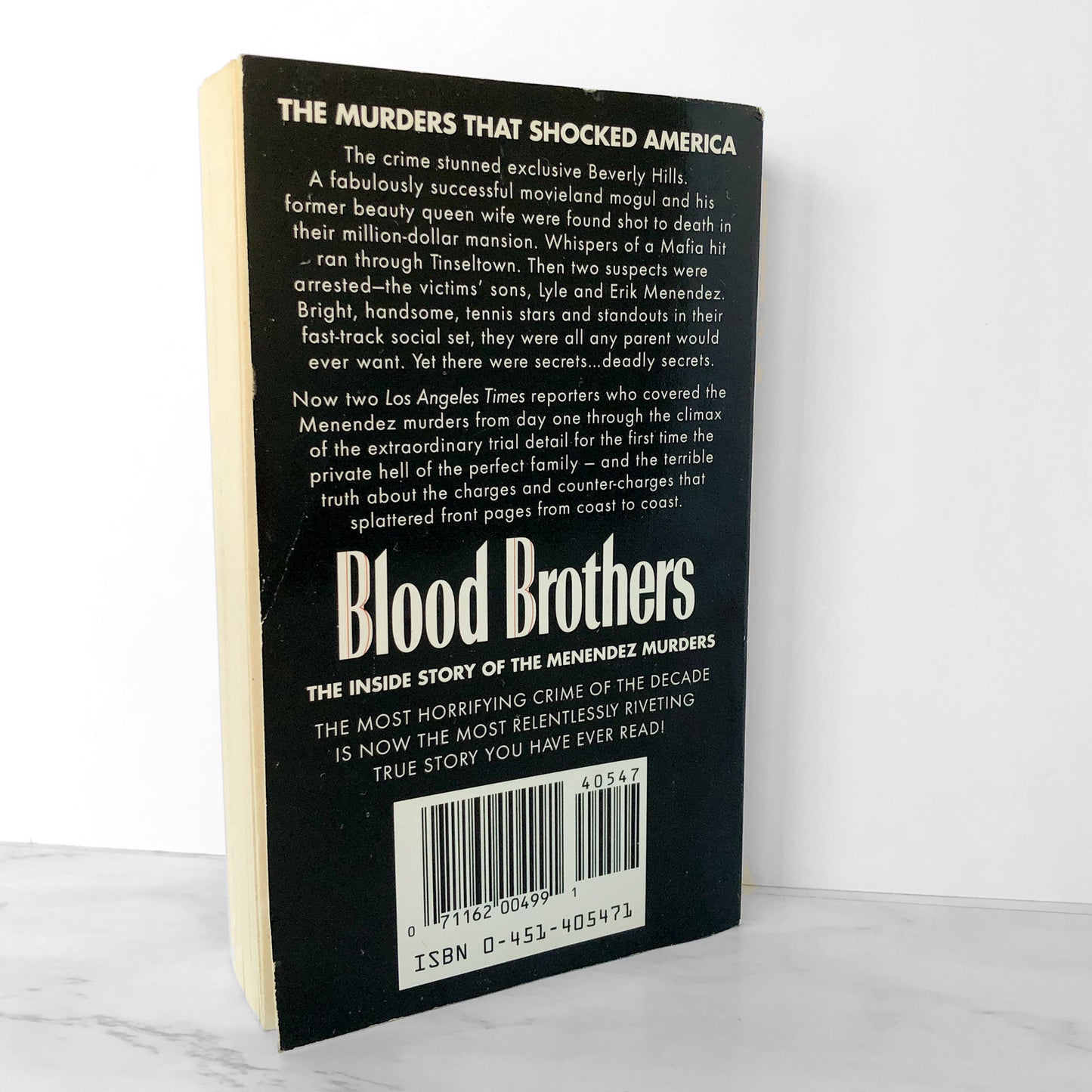 Blood Brothers: The Inside Story of the Menendez Murders by Ron Soble & John Johnson [FIRST PRINTING / 1994]