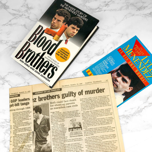 Blood Brothers: The Inside Story of the Menendez Murders by Ron Soble & John Johnson [FIRST EDITION HARDCOVER] 1994