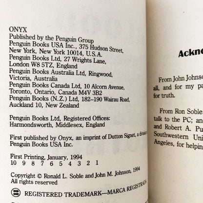 Blood Brothers: The Inside Story of the Menendez Murders by Ron Soble & John Johnson [FIRST PRINTING / 1994]