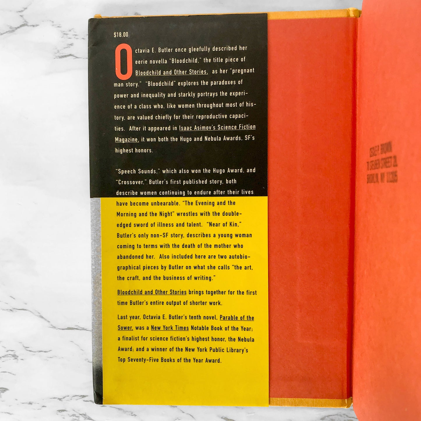 Bloodchild & Other Stories by Octavia E. Butler [FIRST EDITION / FIRST PRINTING]