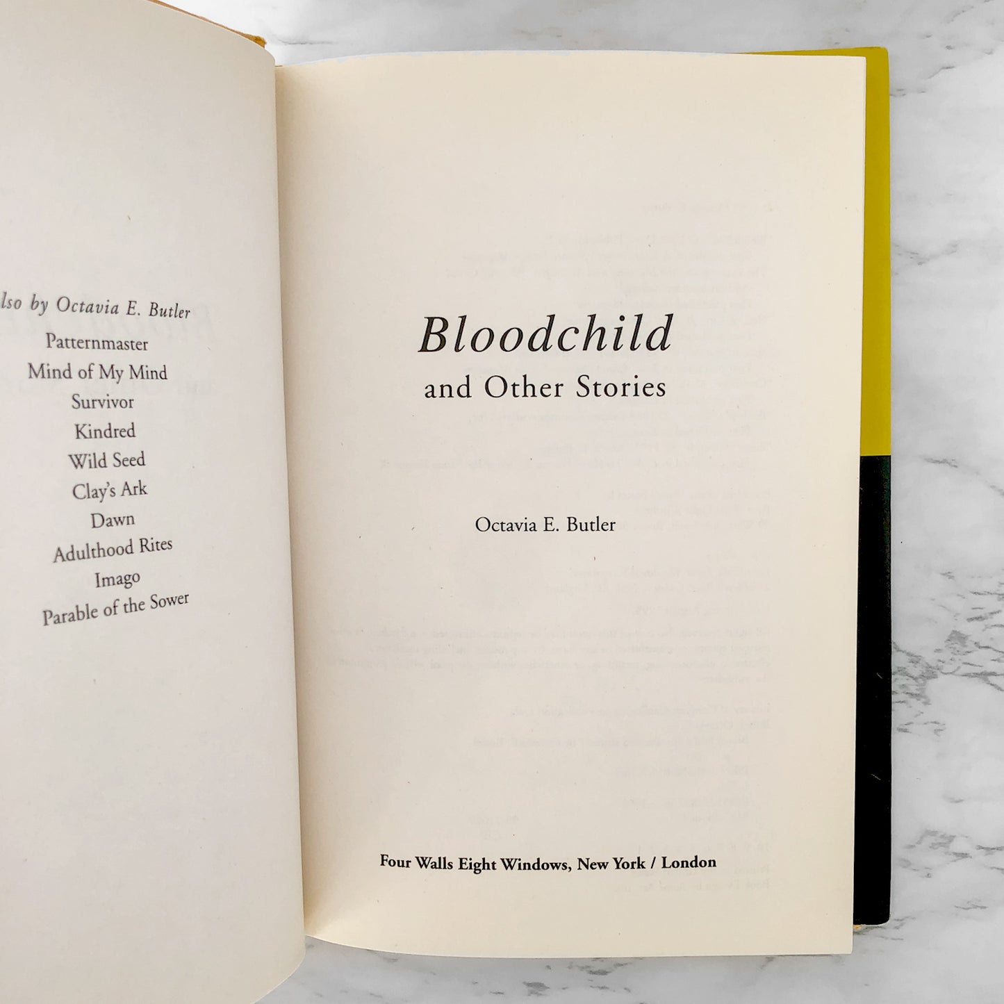 Bloodchild & Other Stories by Octavia E. Butler [FIRST EDITION / FIRST PRINTING]