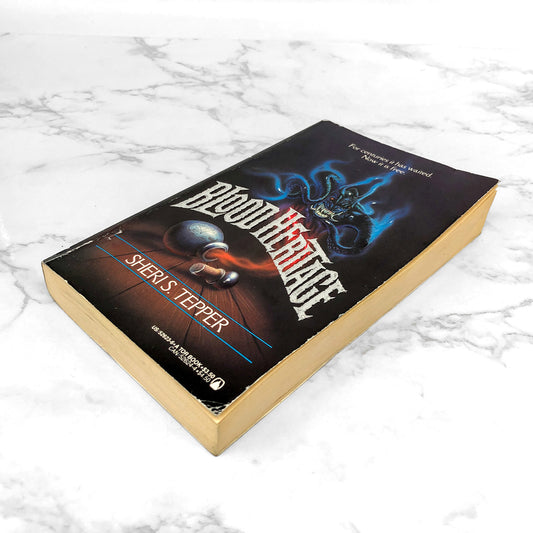 Blood Heritage by Sheri S. Tepper [FIRST PAPERBACK PRINTING] 1986 • TOR Horror