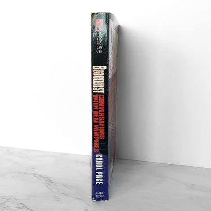 Blood Lust: Conversations with Real Vampires by Carol Page [FIRST PAPERBACK PRINTING / 1992]