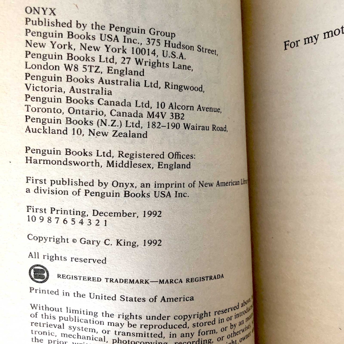 Blood Lust: Portrait of a Serial Sex Killer by Gary C. King [FIRST EDITION / 1992]