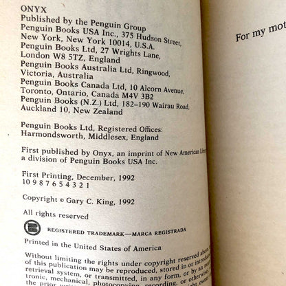 Blood Lust: Portrait of a Serial Sex Killer by Gary C. King [FIRST EDITION / 1992]