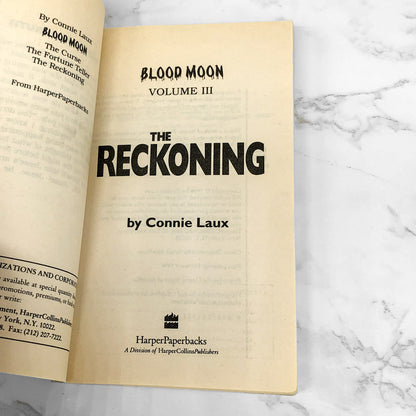 Blood Moon #3: The Reckoning by Connie Laux [1996 PAPERBACK]