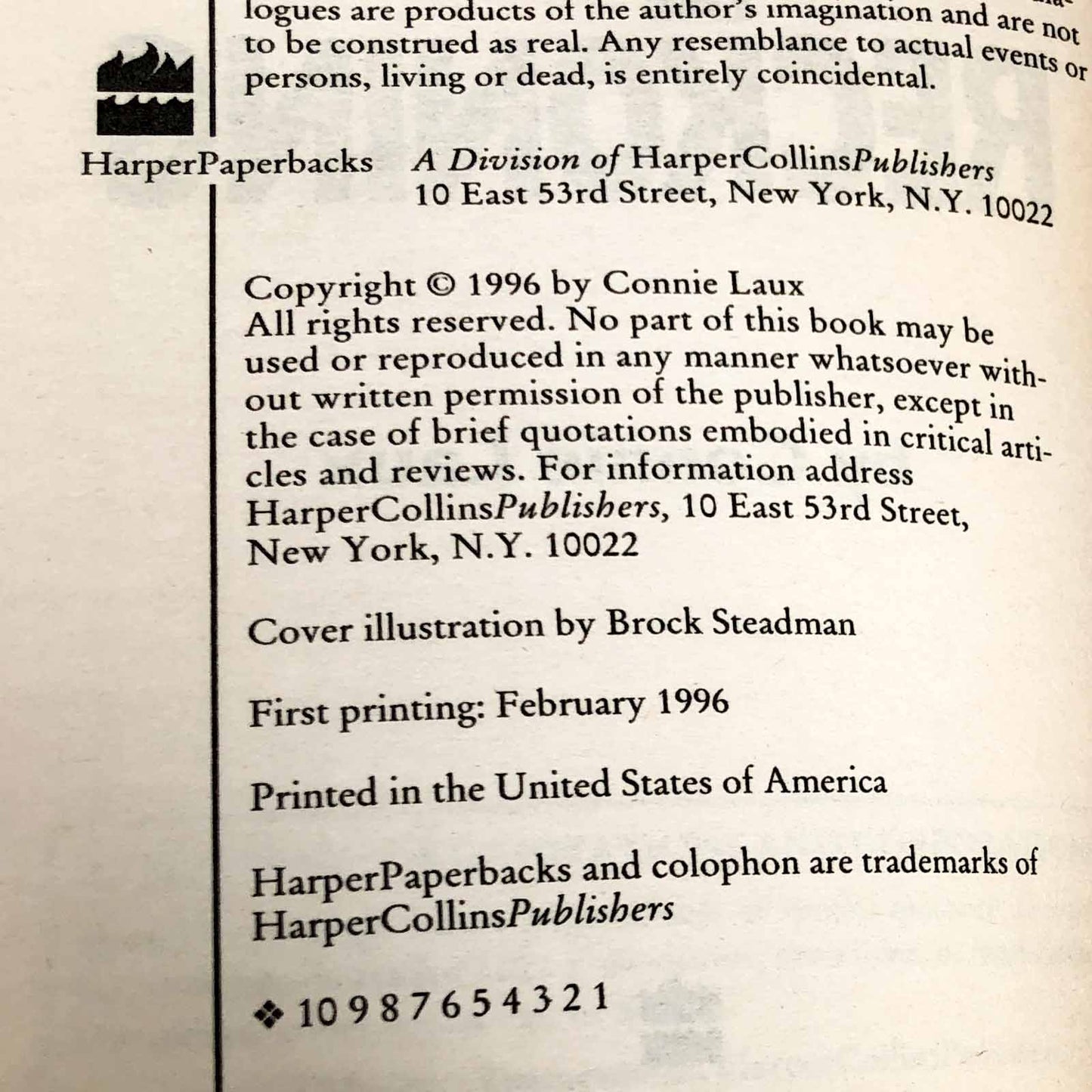 Blood Moon #3: The Reckoning by Connie Laux [1996 PAPERBACK]