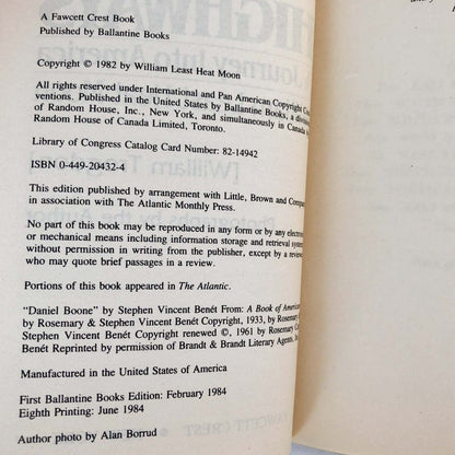 Blue Highways by William Least Heat-Moon [1984 PAPERBACK]