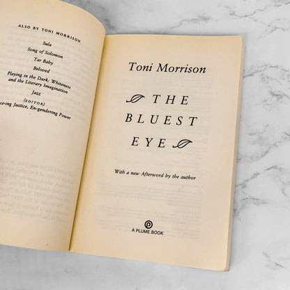 The Bluest Eye by Toni Morrison [1994 TRADE PAPERBACK] • Plume