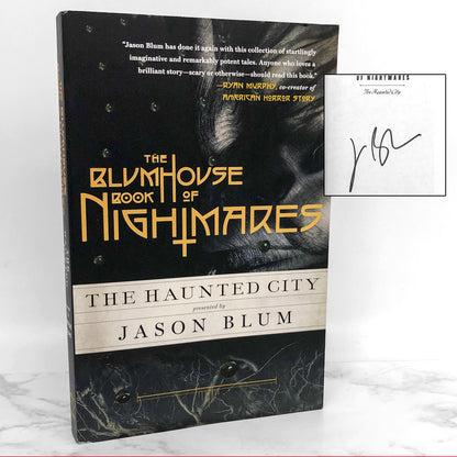 SIGNED! The Blumhouse Book of Nightmares: The Haunted City presented by Jason Blum [FIRST EDITION PAPERBACK] 2015