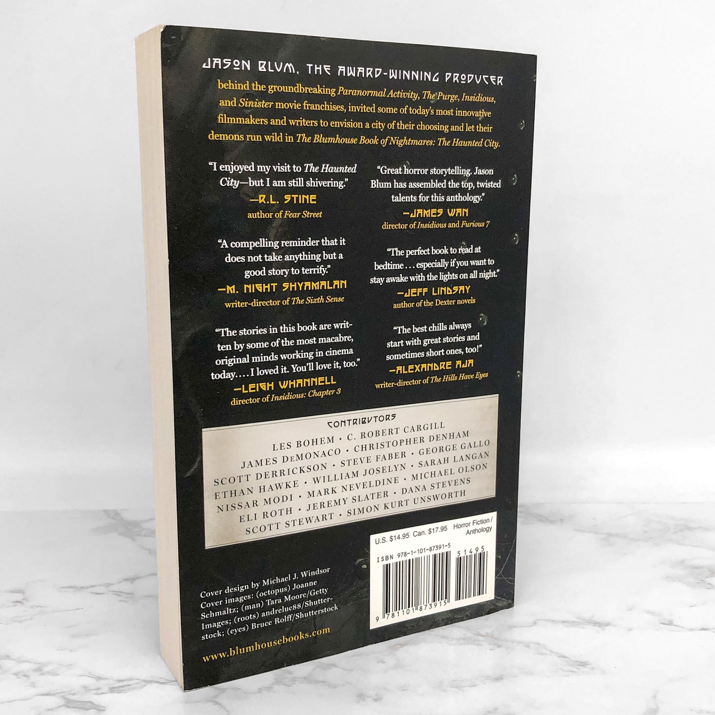 SIGNED! The Blumhouse Book of Nightmares: The Haunted City presented by Jason Blum [FIRST EDITION PAPERBACK] 2015