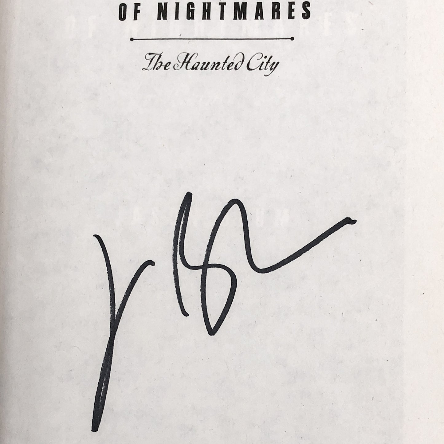 SIGNED! The Blumhouse Book of Nightmares: The Haunted City presented by Jason Blum [FIRST EDITION PAPERBACK] 2015