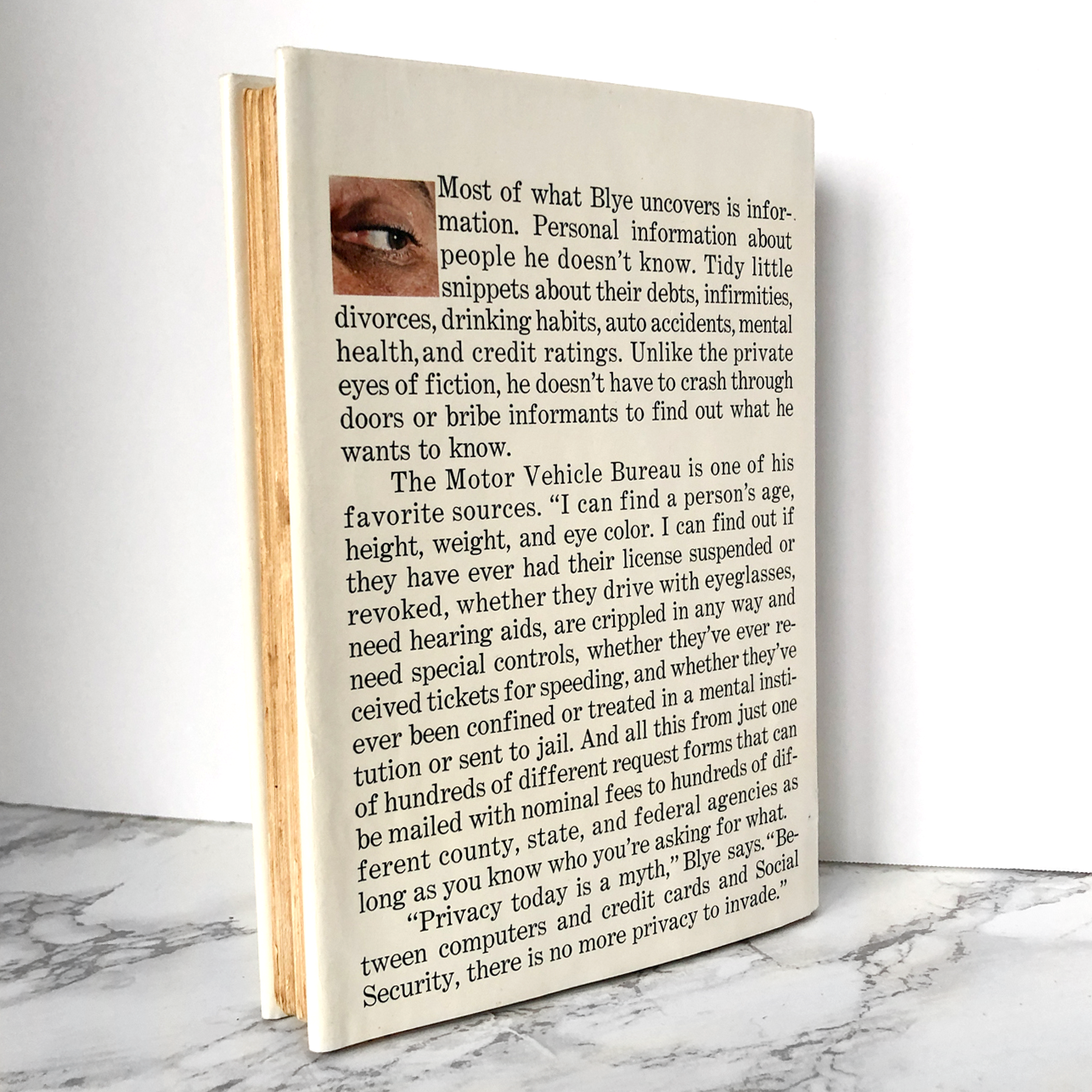 Blye Private Eye by Nicholas Pileggi [FIRST EDITION / 1976]