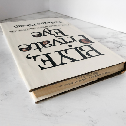 Blye Private Eye by Nicholas Pileggi [FIRST EDITION / 1976]