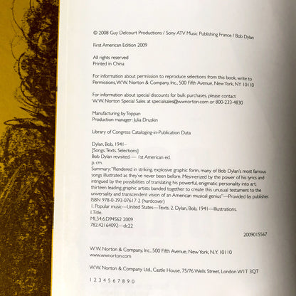 Bob Dylan Revisited: 13 Graphic Interpretations of Bob Dylan's Songs [FIRST EDITION • FIRST PRINTING] 2009