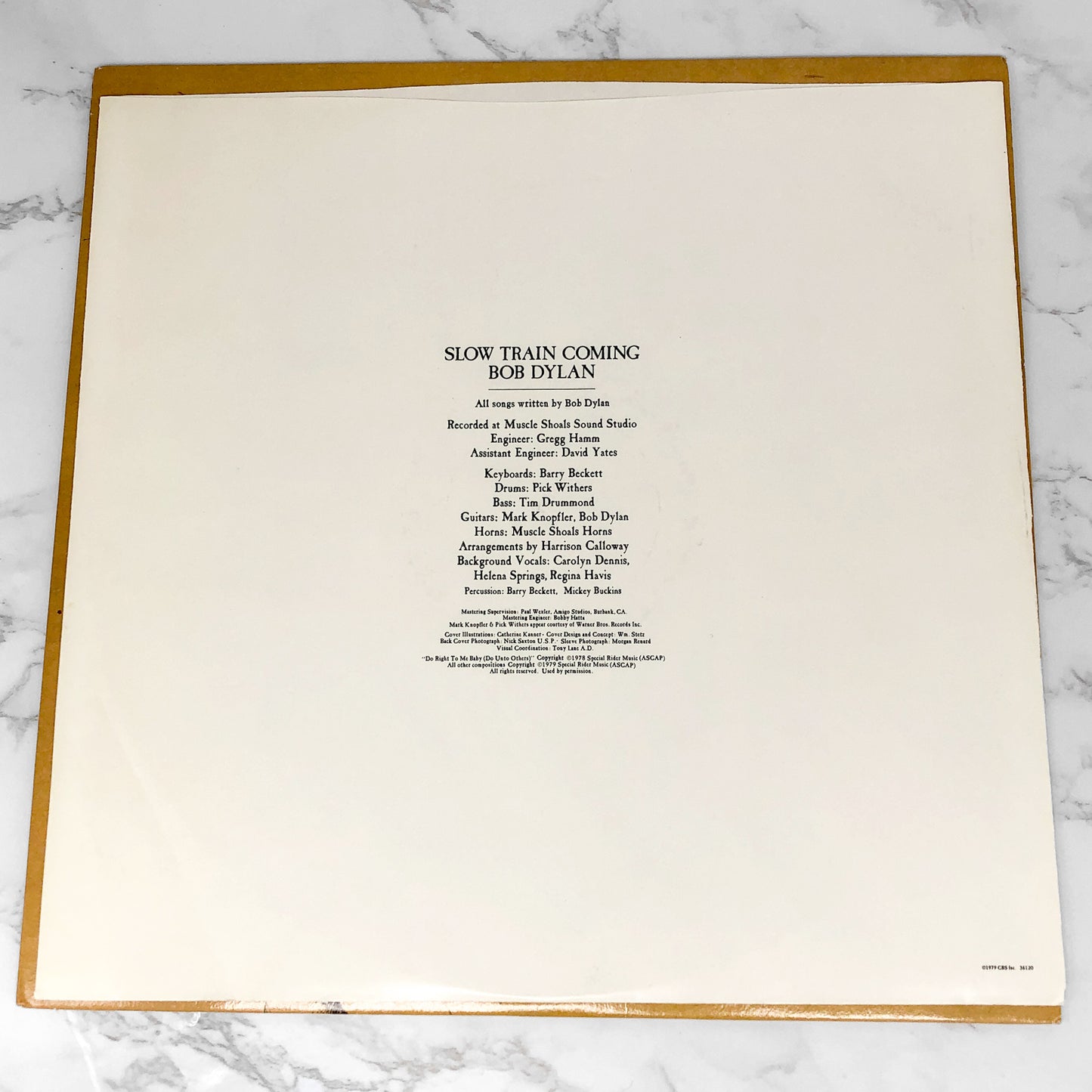 Bob Dylan - Slow Train Coming [VINYL LP] 1979 • Columbia •  Mint!