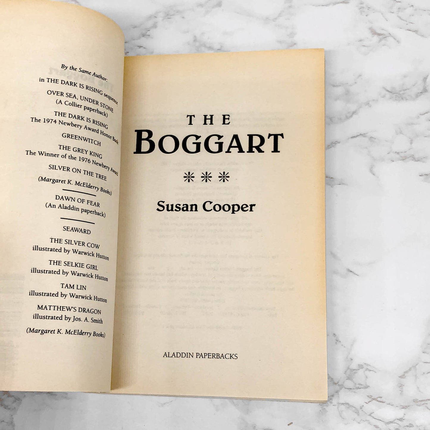 The Boggart by Susan Cooper [1995 TRADE PAPERBACK]