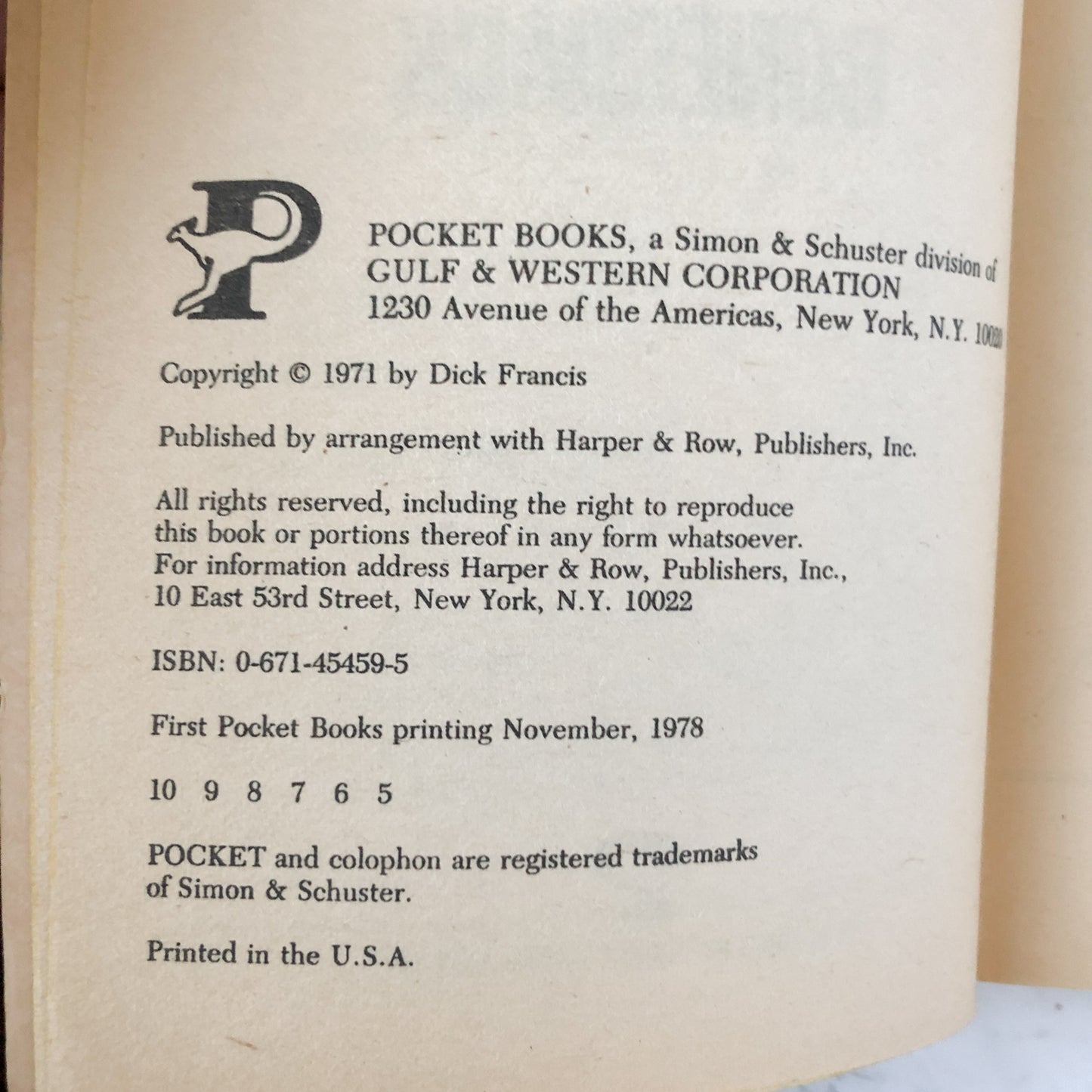 Bonecrack by Dick Francis [1978 PAPERBACK] - Bookshop Apocalypse