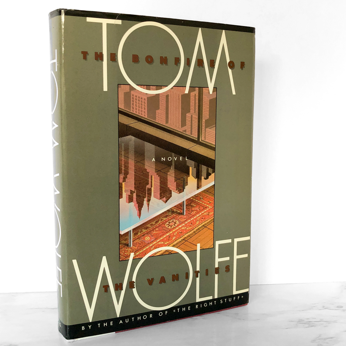 The Bonfire of the Vanities by Tom Wolfe [1987 HARDCOVER] • Farrar Straus Giroux