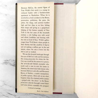 The Bonfire of the Vanities by Tom Wolfe [1987 HARDCOVER] • Farrar Straus Giroux