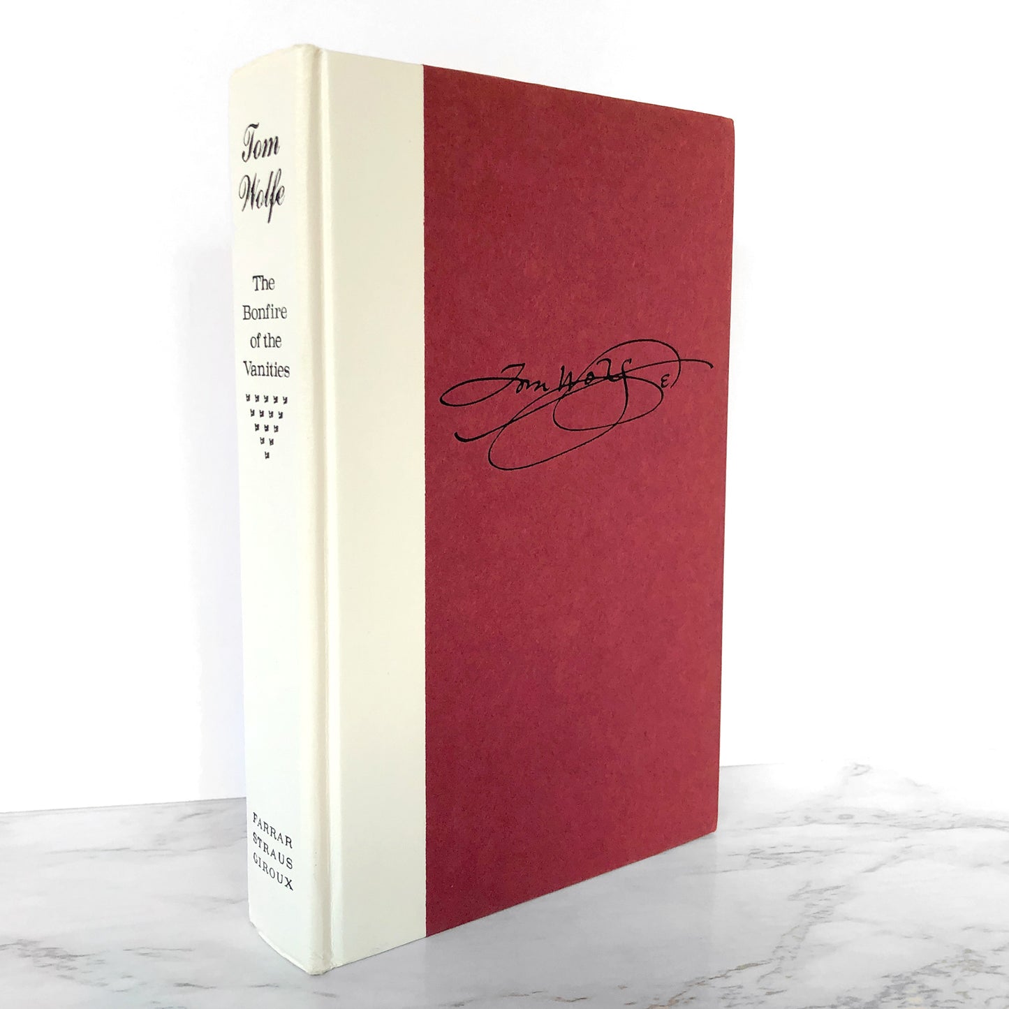 The Bonfire of the Vanities by Tom Wolfe [1987 HARDCOVER] • Farrar Straus Giroux