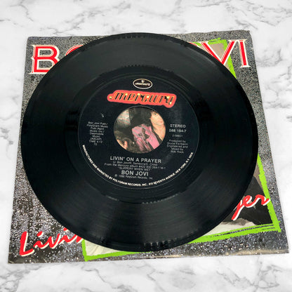 Bon Jovi – Livin' On A Prayer [7" VINYL SINGLE] 1986 • Mercury