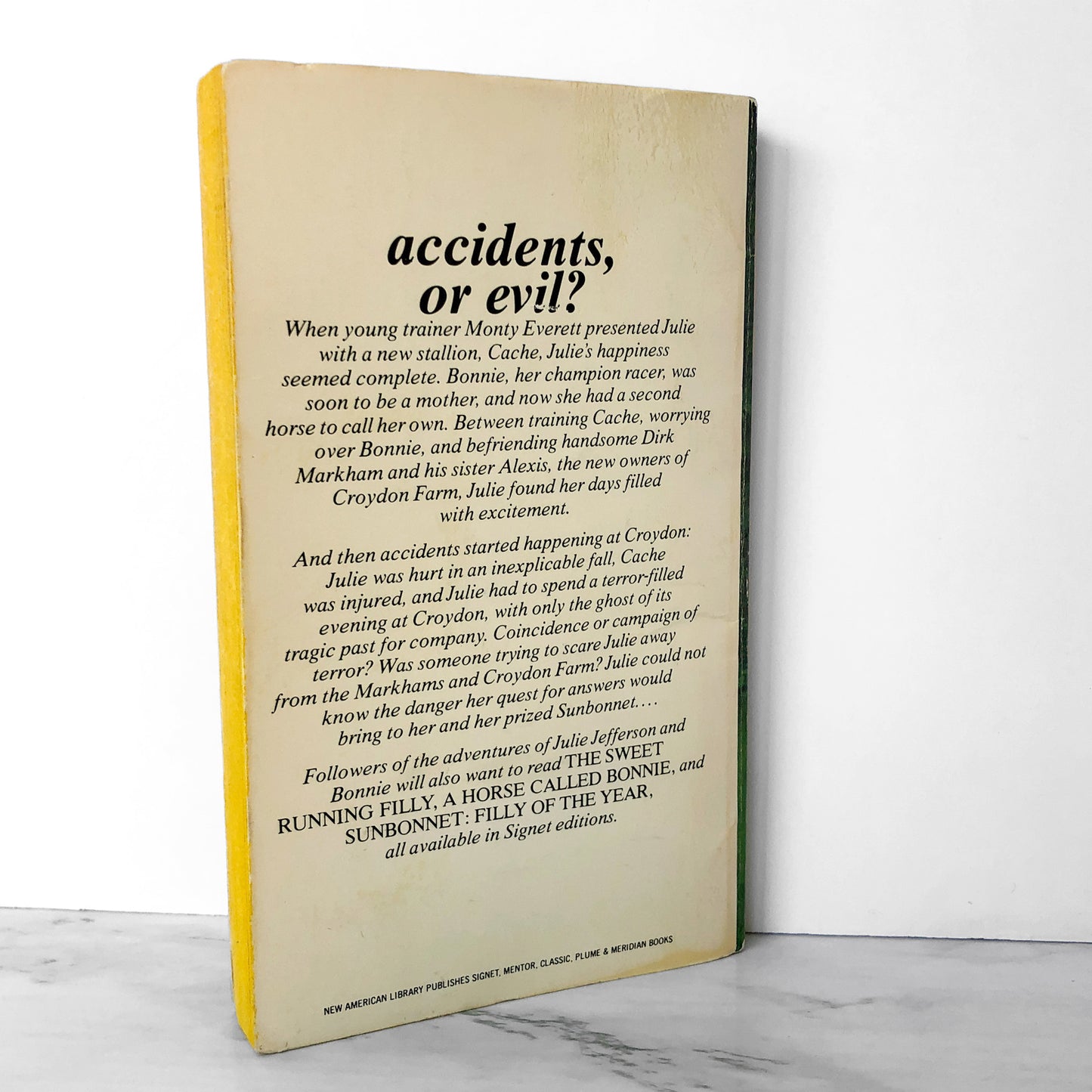 Bonnie and the Haunted Farm by Barbara Van Tuyl [1974 PAPERBACK]