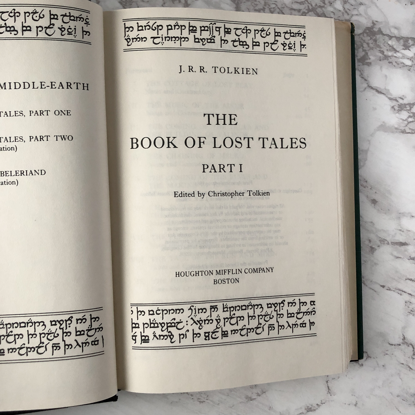 The Book of Lost Tales: Part I by J.R.R. Tolkien - Bookshop Apocalypse
