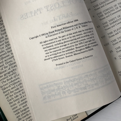The Book of Lost Tales: Part I by J.R.R. Tolkien - Bookshop Apocalypse