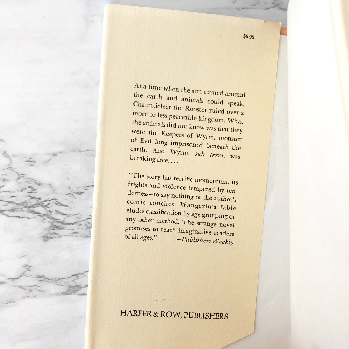 The Book of the Dun Cow by Walter Wangerin Jr. [FIRST EDITION / FIRST PRINTING] 1978