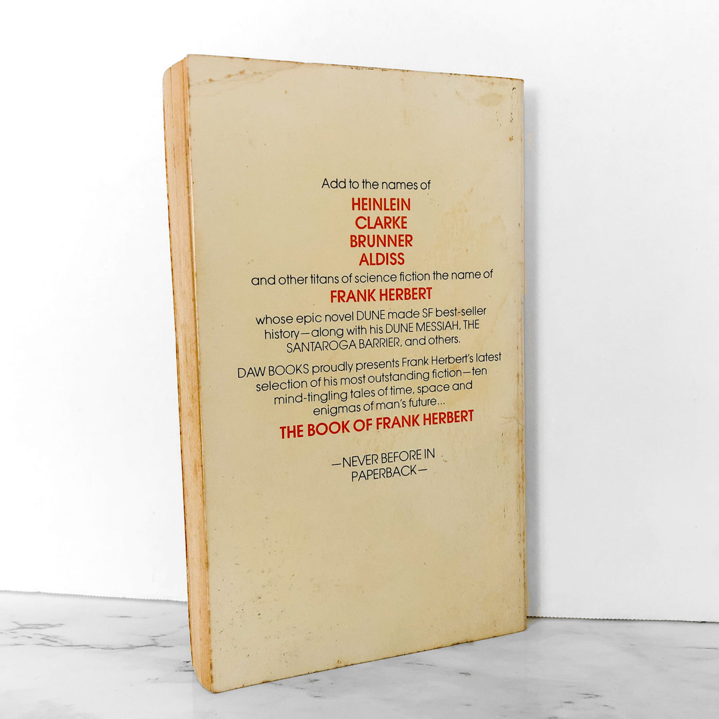 The Book of Frank Herbert [1973 PAPERBACK]