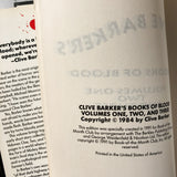 Clive Barker's Books of Blood Volumes I-III [BC EDITION HARDCOVER] - Bookshop Apocalypse