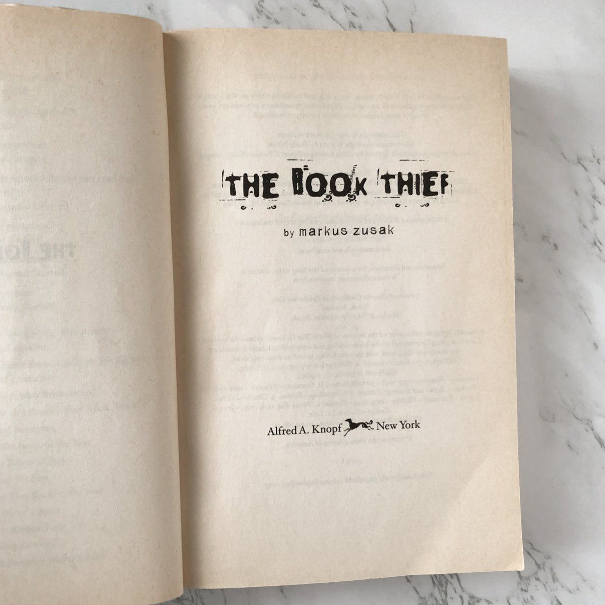 The Book Thief by Markus Zusak [FIRST PAPERBACK EDITION] - Bookshop Apocalypse