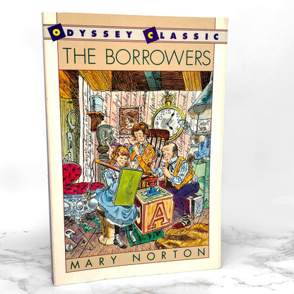 The Borrowers by Mary Norton [TRADE PAPERBACK] 1986 • Odyssey Classic