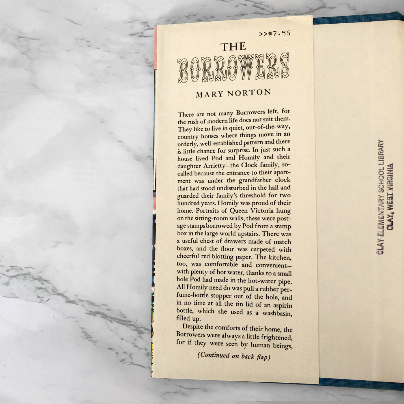 The Borrowers by Mary Norton [FIRST EDITION] 22nd Print • 1981