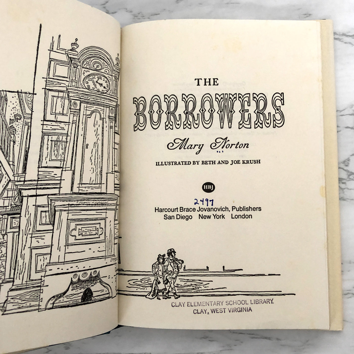 The Borrowers by Mary Norton [FIRST EDITION] 22nd Print • 1981